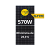 MÓDULO UNIVERSUN 570W N-TYPE