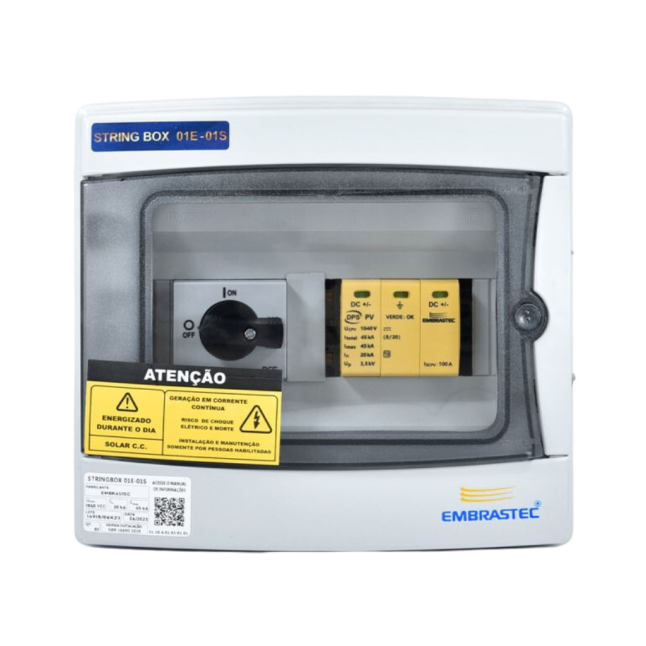STRINGBOX 1E1S 600 V - EMBRASTEC