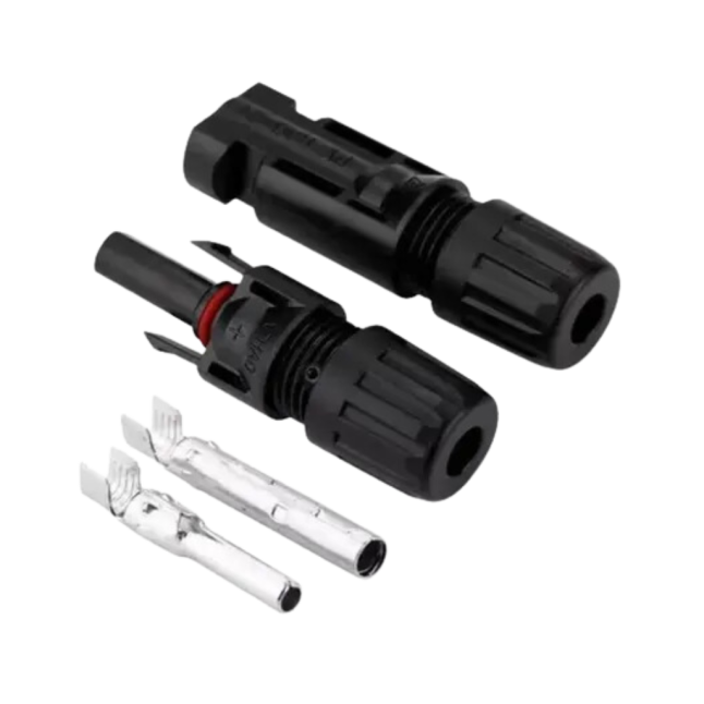 CONECTOR MC4 PAR MACHO + FÊMEA