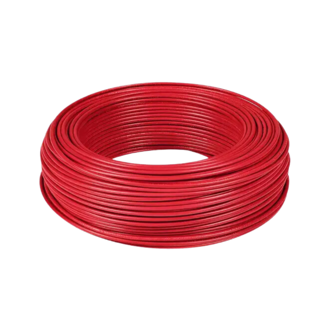 CABO 4 mm² VERMELHO ROLO DE 25 METROS