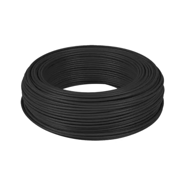 Cabo 6 mm² Preto rolo 50 metros