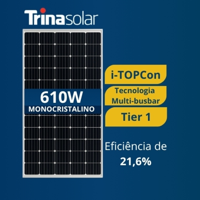 MODULO FOTOVOLTAICO 610W - VERTEX TRINA TIER 1