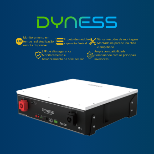 BATERIA LITIO ION HV51100 51.2V 100 AH | HV (P/ TRF 380V) - DYNESS