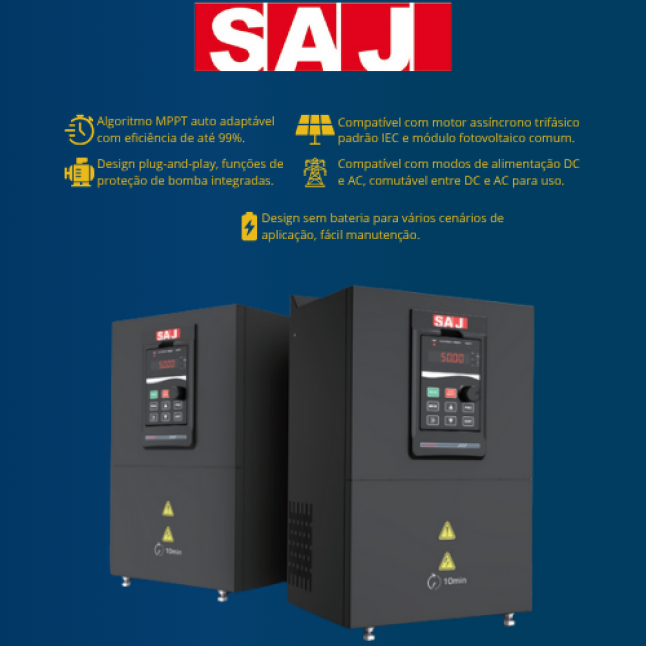 INVERSOR PARA BOMBA SUBMERSA PDS33 15CV / 11 KW TRI 380V SAJ
